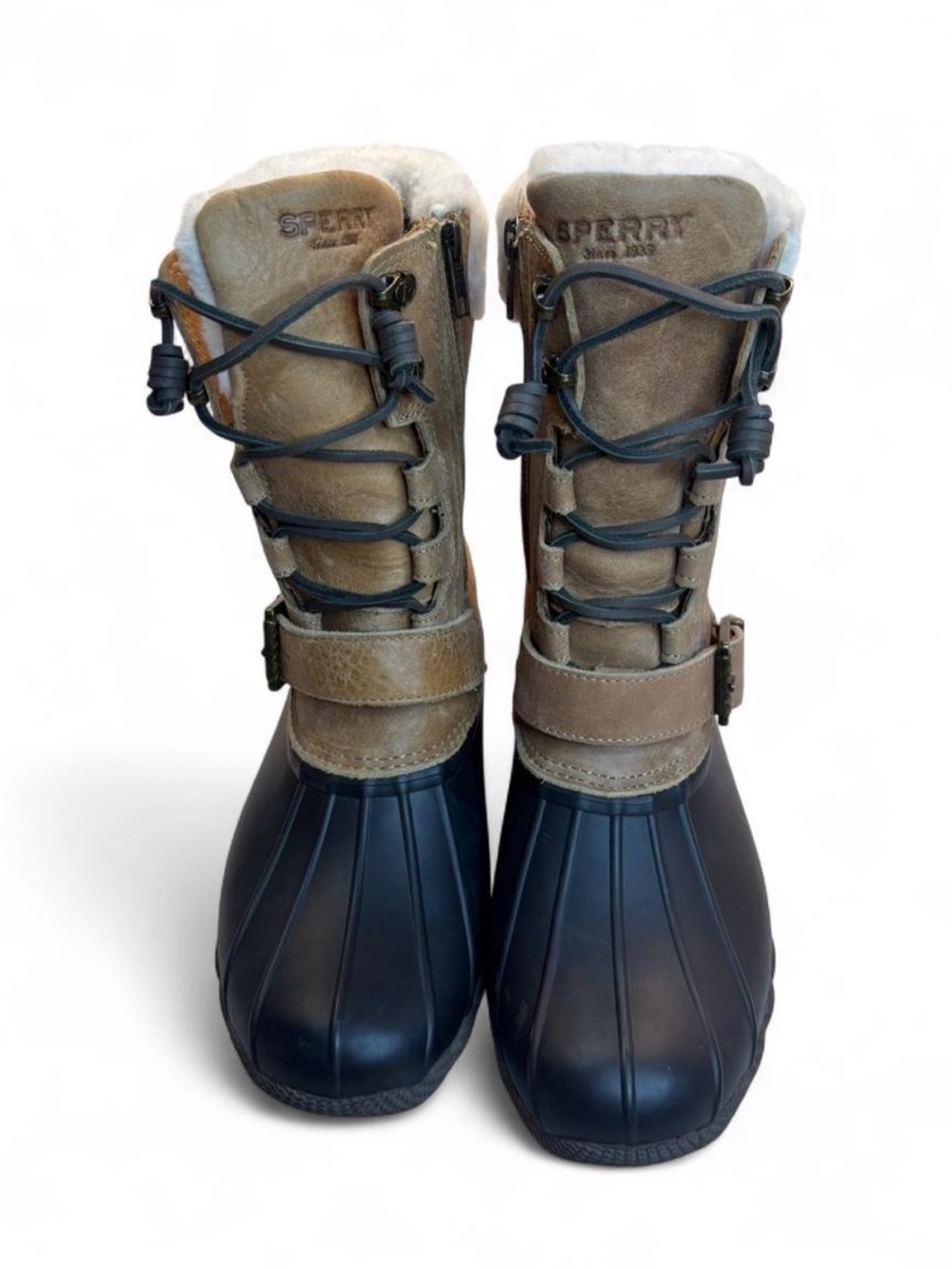 Sperry Navy & Brown Insulated Waterproof Boots